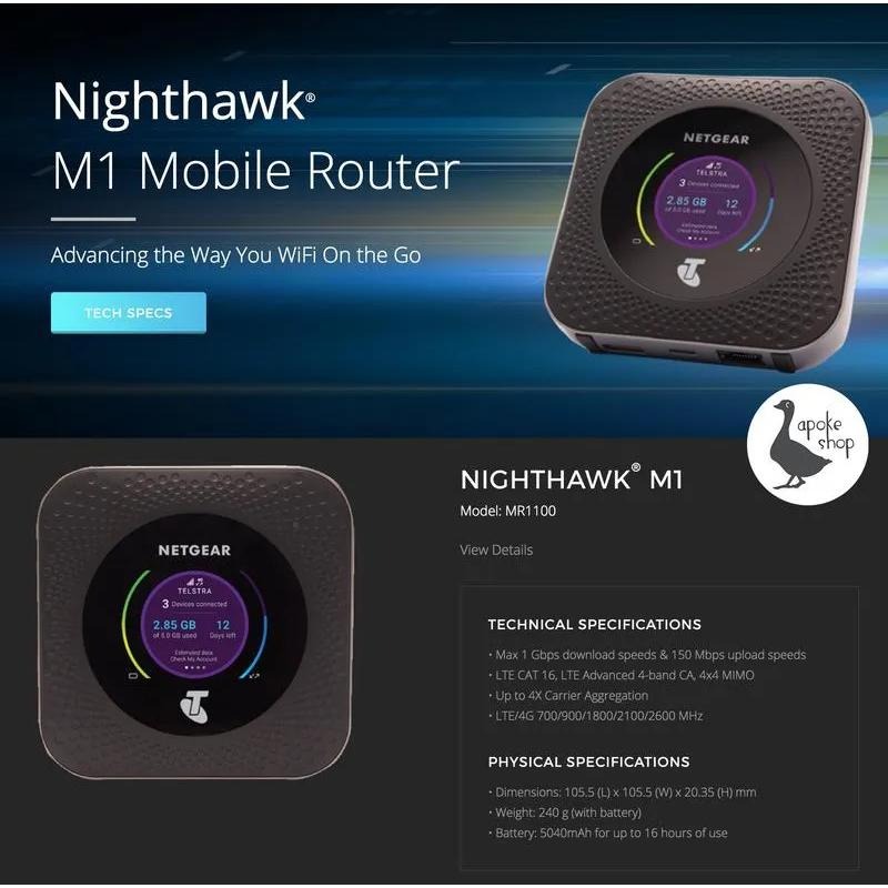 【Netgear】 M1 4CA 台灣全頻 觸控螢幕 4G+網卡路由器 高速行動分享器 香港 澳洲 英國  M2-細節圖7