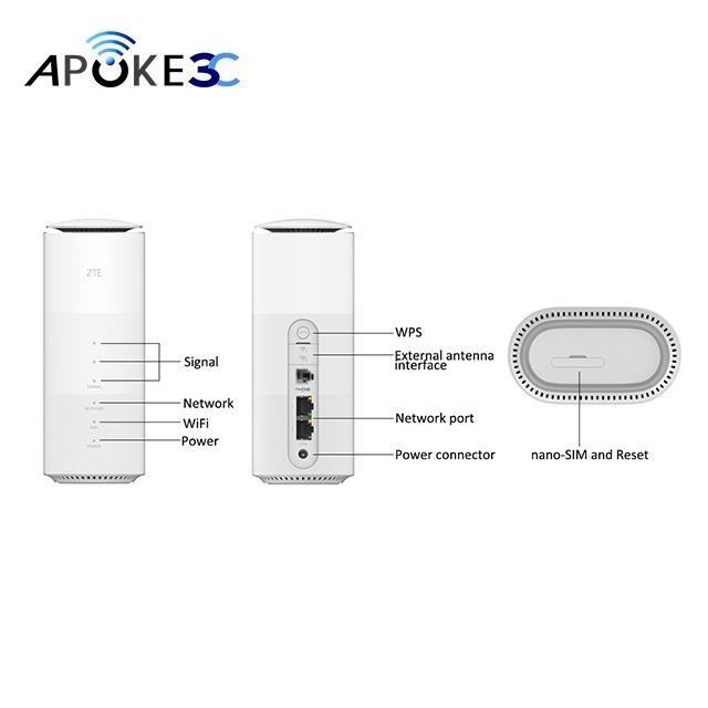 【ZTE】5G分享器 支援VOLTE MC801A 網卡分享器 h122-373 H112-370 4G 華為 SIM卡-細節圖9