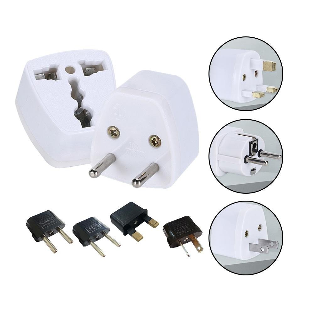 【旅遊插頭】批發 4.8mm 歐規 雙腳圓型  萬用轉接頭 適用 韓國 越南 歐洲 德國 法國 瑞士 土耳其-細節圖2