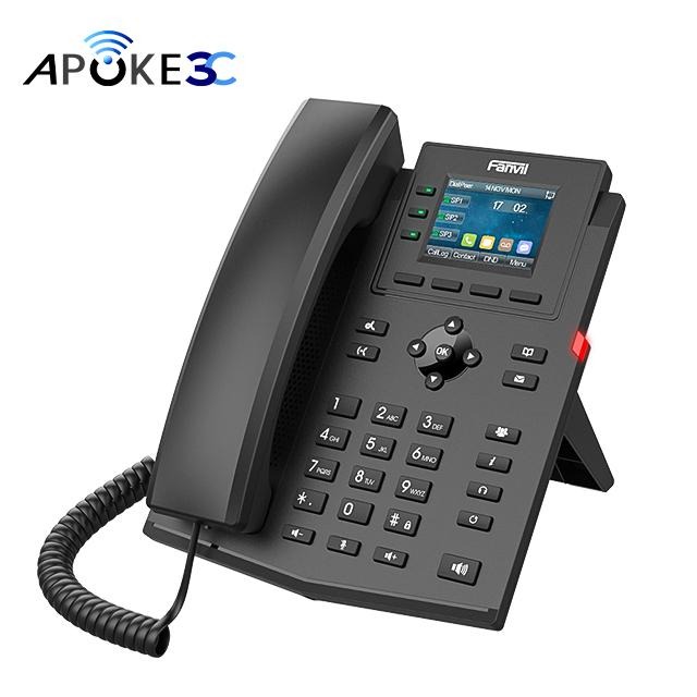【Fanvil】高雄 X303G 網路電話  2.4吋 SIP PoE VoIP IP Phone X3SG X3SP-細節圖3
