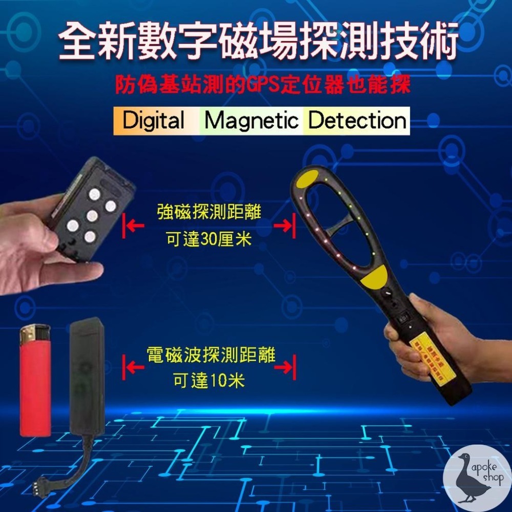 【探測器】 2024 手持探測器 反GPS 反針孔 反訊號追蹤 強磁感應 3G 4G 電磁波 訊號探測器 監視器 針-細節圖7