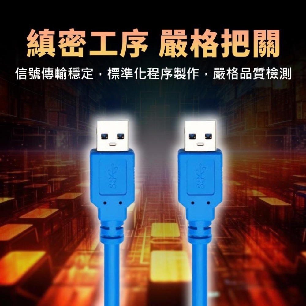 【阿婆K鵝】USB 3.0 公對公 延長線 傳輸線 數據線 充電線 0.3米 1米 3米 轉接線 USB延長線-細節圖2