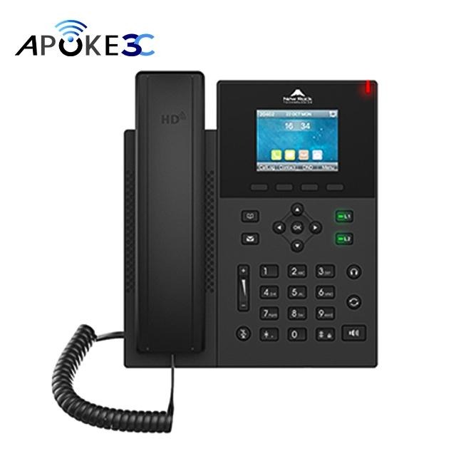 【迅時】 NRP1312G/P IP電話 NewRock 2.8吋 彩色螢幕 PoE VOIP 網路電話 SIP-細節圖2