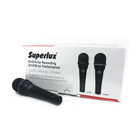 【舒伯樂 】高雄現貨 Superlux D107B 動圈式麥克風 超心型指向 XLR 錄音 直播 D108B-細節圖2