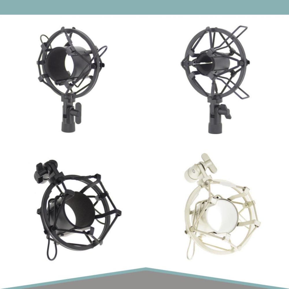 【阿婆K鵝】麥克風 通用款 金屬 防震架 減震架 避震架 支架 防噴罩 手持麥 電容麥克風 動圈麥克風 Superlux-細節圖4