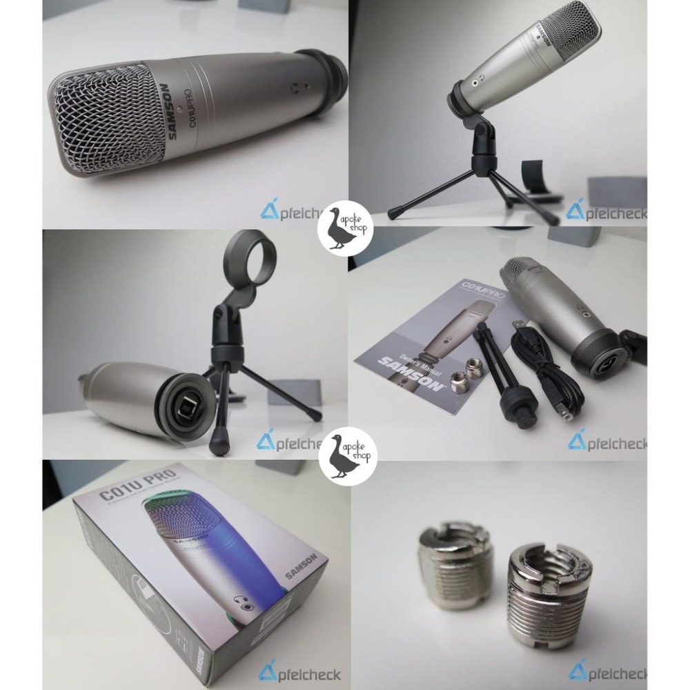 【Samson】 C01U Pro 電容式麥克風 電競 麥克風 可監聽 USB Meteor Mic E205u-細節圖8