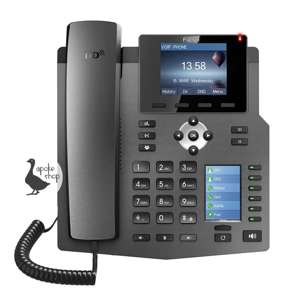 【阿婆K鵝】X4G 話機 PoE 供電 2.8英寸彩屏 網路電話 VoIP IP Phone 雲端總機-細節圖3