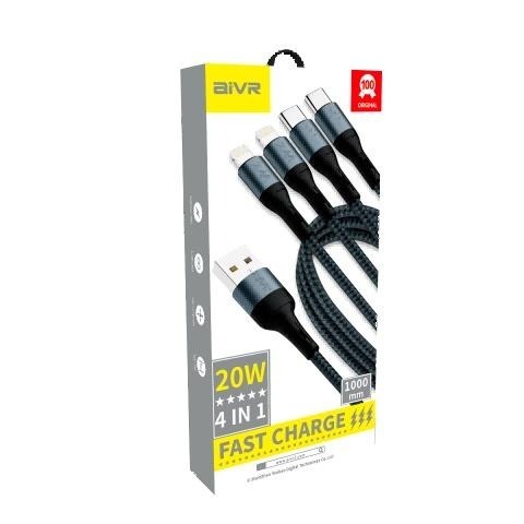 【AIVR】高速 20w 一對四  雙蘋果 TYPE-C USB-C 傳輸線 快充線 ios 充電線 USB-細節圖3