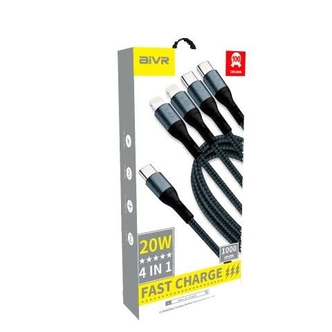 【AIVR】高速 20w 一對四  雙蘋果 TYPE-C USB-C 傳輸線 快充線 ios 充電線 USB-細節圖4