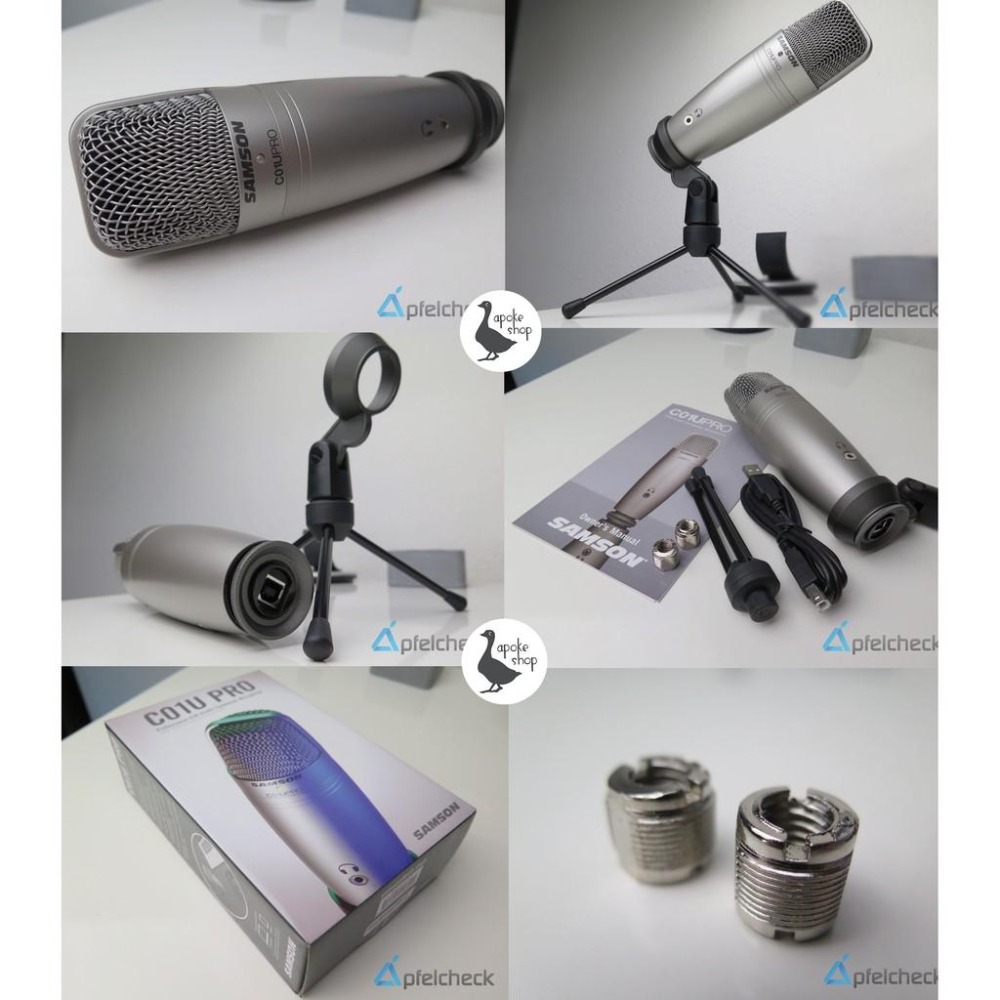 【SAMSON】 美國 C01U Pro USB 電容麥克風 電競 實況 直播 Meteor Mic Q2U-細節圖6