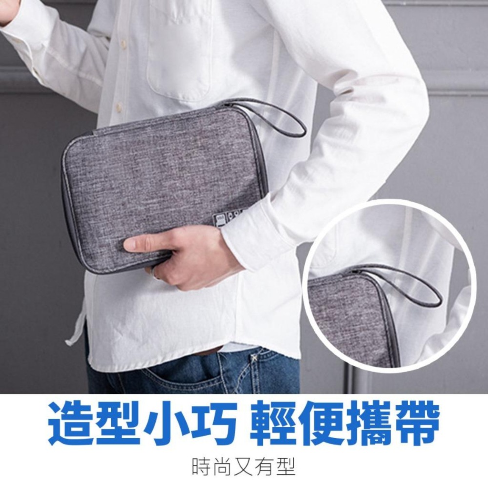 【多功能3C收納包】旅遊用品 3C收納包 收納包 斜紋掛勾 出差旅行周邊 乾溼分離 防水 健身包 旅遊整理包-細節圖5