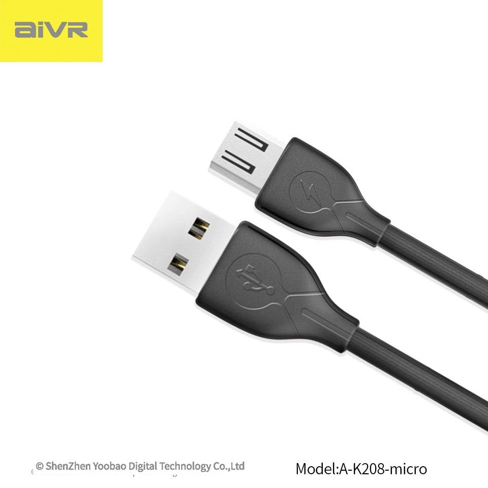 【阿婆K鵝】AIVR K208 Micro USB 充電線 1公尺 傳輸線-細節圖2