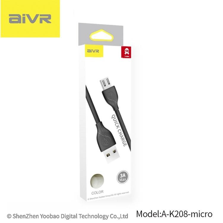 【阿婆K鵝】AIVR K208 Micro USB 充電線 1公尺 傳輸線-細節圖3