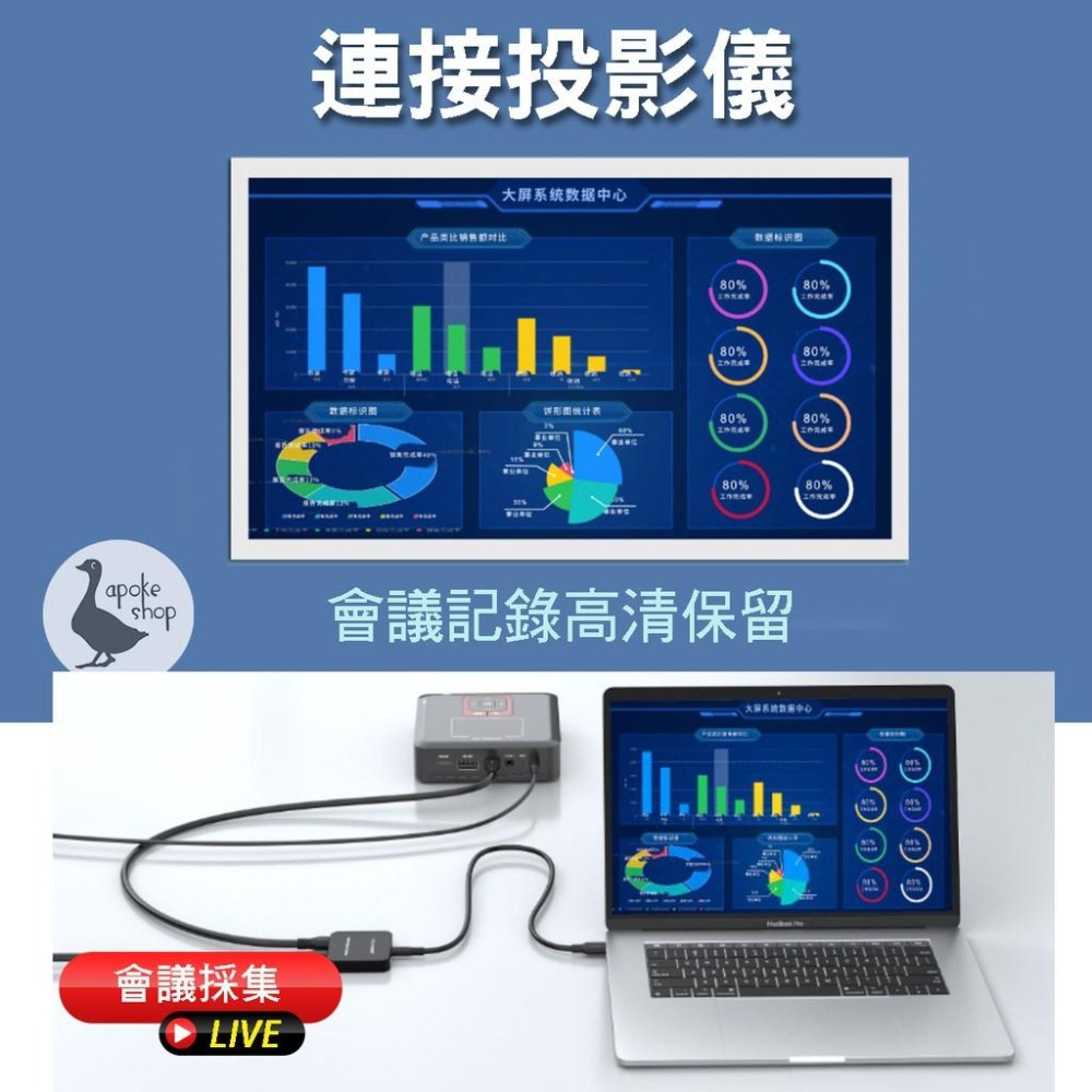 【阿婆K鵝】ACASIS 超值款 USB 2.0 4K 環出 HDMI 擷取盒 直播盒 GC510 BU110 圓剛-細節圖8