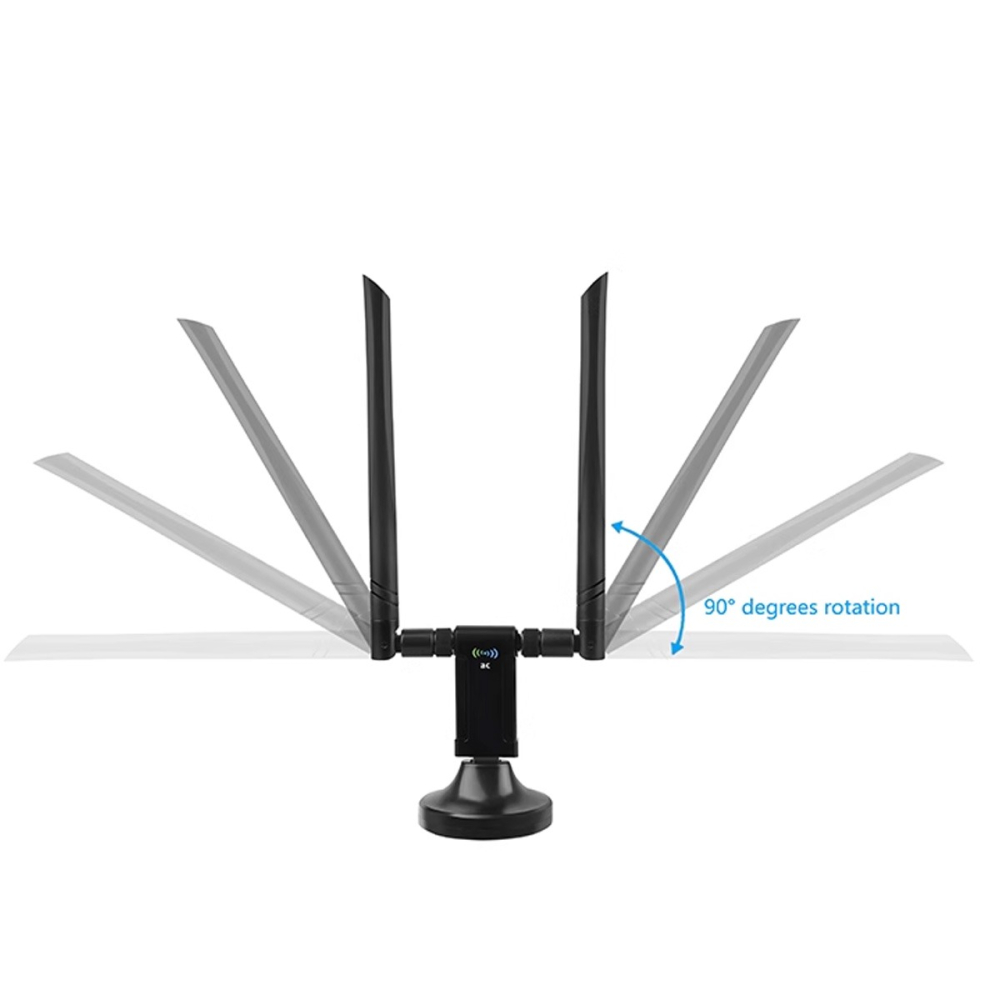 【WiFi接收器】高雄 無線網卡 RTL8814AU  WiFi 分享器 雙頻 2.4GHz 5GHz WiFi網路-細節圖3