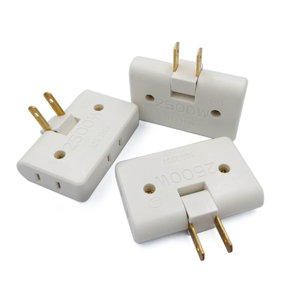 【插頭】 一對三插座 180°旋轉 三面插 2500W 旋轉插座 轉向插座 插頭分接 電源插座 一分三 轉換插頭-細節圖5