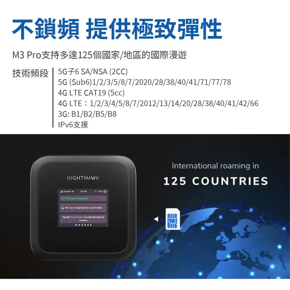 【5G分享器】Netgear M3 MH3150 5G 隨身分享器 支援WiFi6 台灣全頻 高速行動網卡 可多裝置-細節圖5