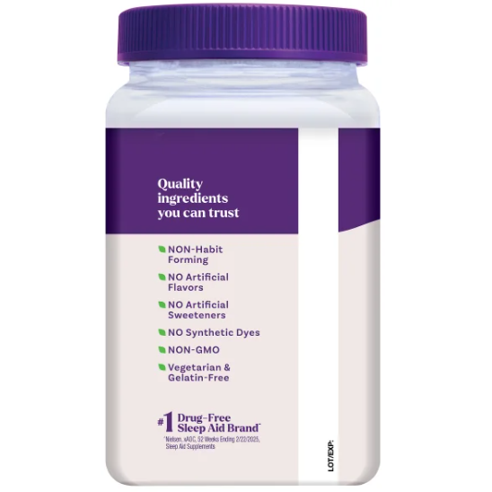 Natrol Melatonin 5 mg., 180 gummy (2027/07) 退黑激素軟糖-細節圖2