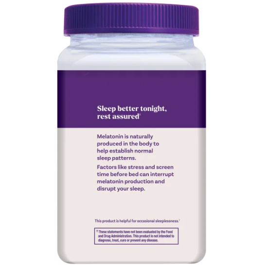 Natrol Melatonin 5 mg., 180 gummy (2027/07) 退黑激素軟糖-細節圖3