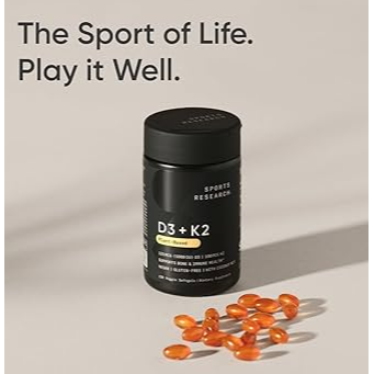 Sports Research D3 + K2, 160 Veggie Softgels  K2D3素食(2029/05-細節圖4