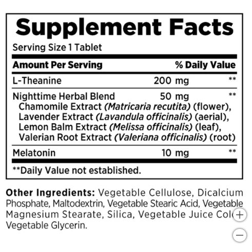 Nature＇s Bounty Sleep3 10 mg. Melatonin, 120 Tablets 2027/07-細節圖5