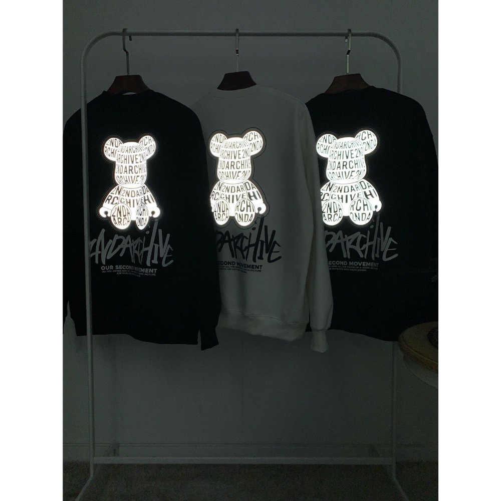 反光Logo熊衛衣-細節圖2