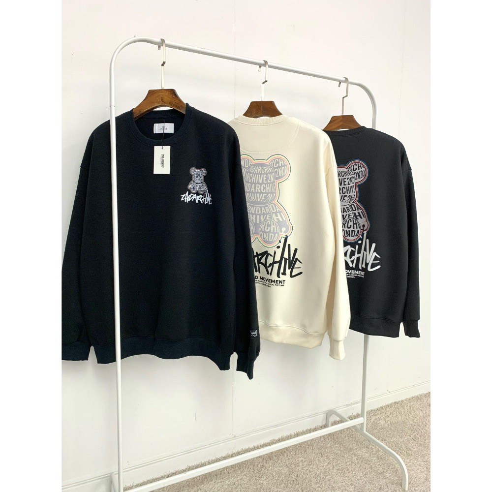 反光Logo熊衛衣-細節圖3