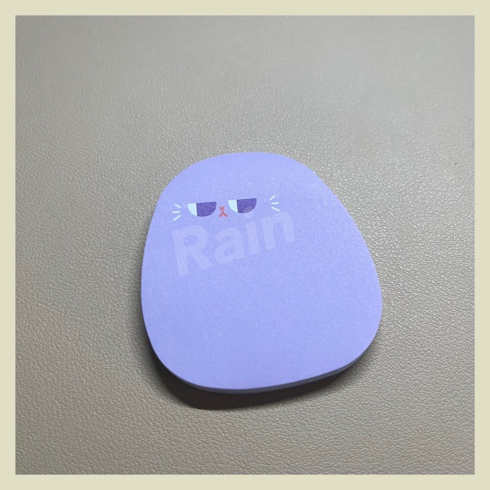 ♡rain迷你小舖♡現貨 快速出貨 可愛表情便利貼 呆萌表情 手帳便簽 學習便利貼 記事 有黏性-規格圖1