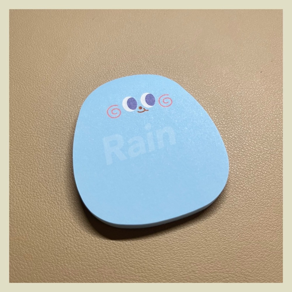 ♡rain迷你小舖♡現貨 快速出貨 可愛表情便利貼 呆萌表情 手帳便簽 學習便利貼 記事 有黏性-規格圖1