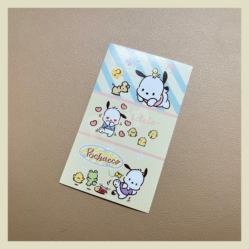 ♡rain迷你小舖♡現貨 快速出貨 帕恰狗封口貼 ins風 可愛封口貼 手帳素材貼 禮品裝飾貼 包裹貼紙 貼紙 長條貼紙-規格圖1