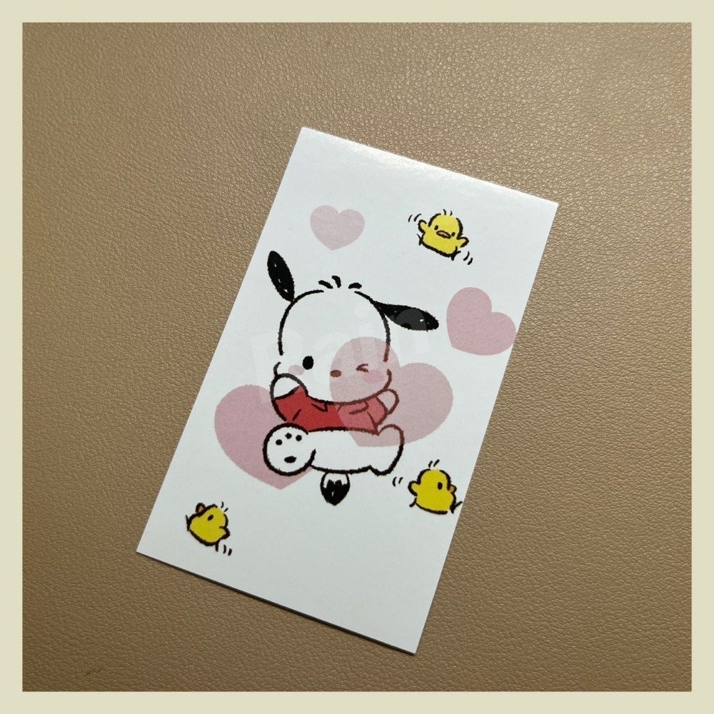 ♡rain迷你小舖♡現貨 快速出貨 帕恰狗封口貼 ins風 可愛封口貼 手帳素材貼 禮品裝飾貼 包裹貼紙 貼紙 長條貼紙-規格圖1