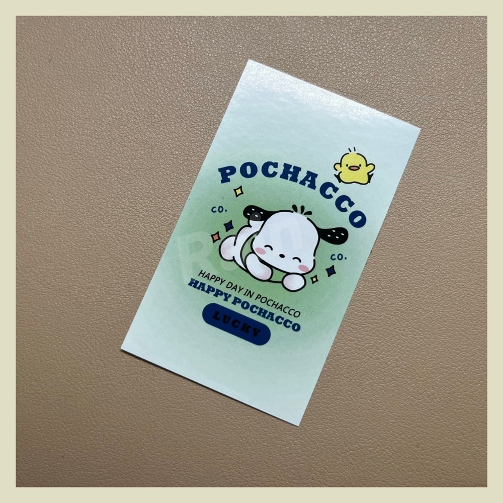 ♡rain迷你小舖♡現貨 快速出貨 帕恰狗封口貼 ins風 可愛封口貼 手帳素材貼 禮品裝飾貼 包裹貼紙 貼紙 長條貼紙-規格圖1