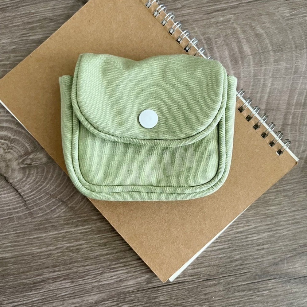 ♡rain迷你小舖♡現貨 快速出貨 口袋零錢包 可愛造型 棉布包 收納外出包 補妝包 大空間 化妝包 小包包 攜帶方便-細節圖8