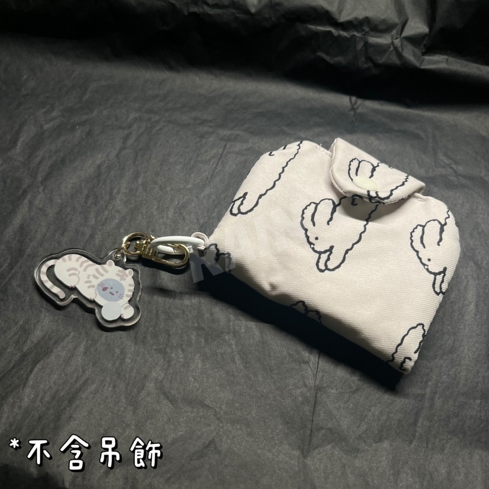 ♡rain迷你小舖♡現貨 快速出貨 兔子零錢包 ins風 韓版 三層 簡約卡包 收納包 可愛 大容量 信用卡 證件日韓-規格圖3