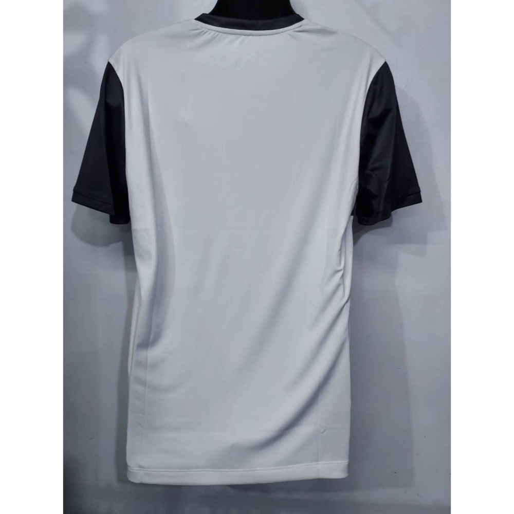 金英鞋坊2館 義大利第一品牌LOTTO 男原廠進口專業網球T-SHIRT（吸排）2154461-白黑粉 超低特價290元-細節圖3