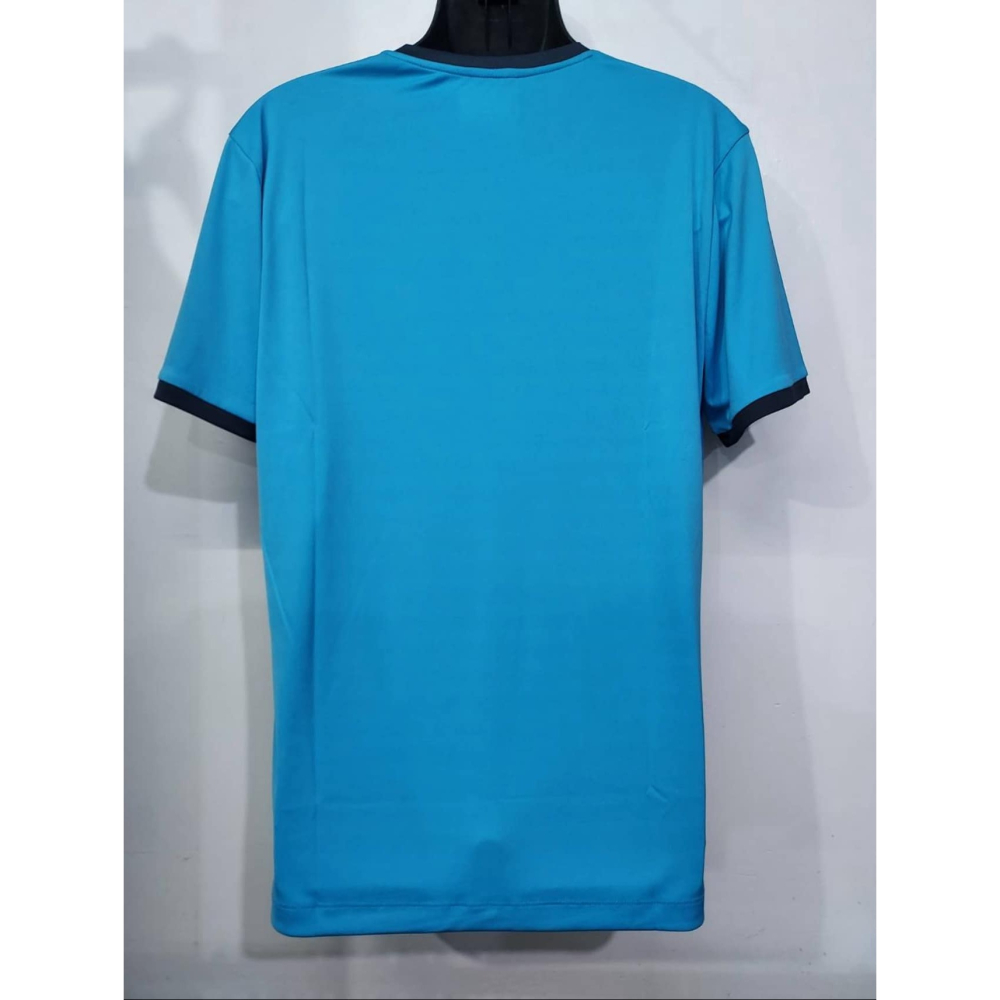 金英鞋坊2館 義大利第一品牌LOTTO 男原廠進口專業網球T-SHIRT（吸排）2154507-藍 超低特價290元-細節圖3