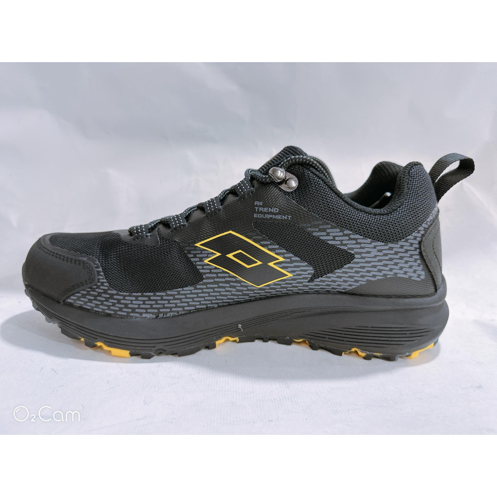 金英鞋坊2館  LOTTO樂得 男款山貓Bobcat 防潑水戶外鞋 越野曼討鞋  6220-黑 超低直購價790元-細節圖4