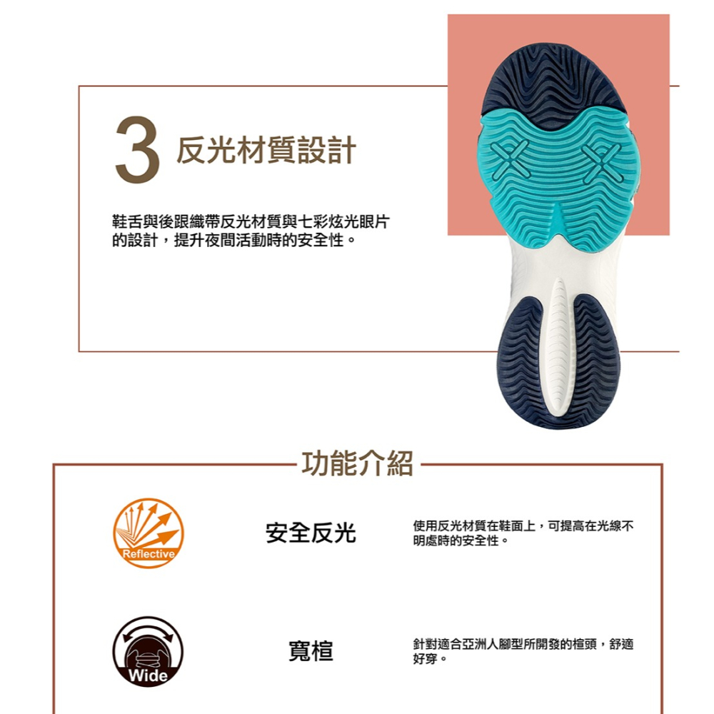 金英鞋坊2館 LOTTO樂得 女鞋 SP880 前掌氣墊避震跑鞋 6356-紫羅藍 超低直購價490元-細節圖7