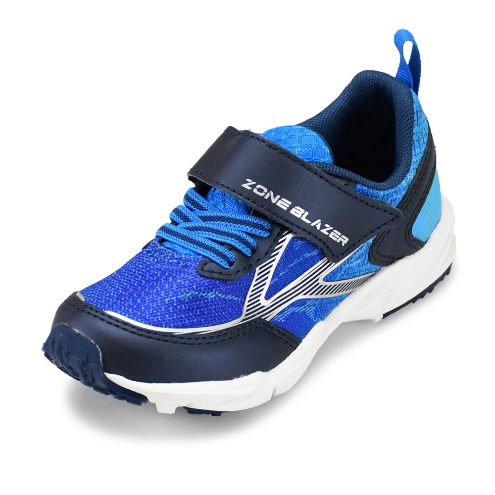 金英鞋坊2館 日本第一品牌MOONSTAR月星 童款究極運動系列-閃電競速童鞋 ZB10925-藍 超低直購價890元-細節圖2