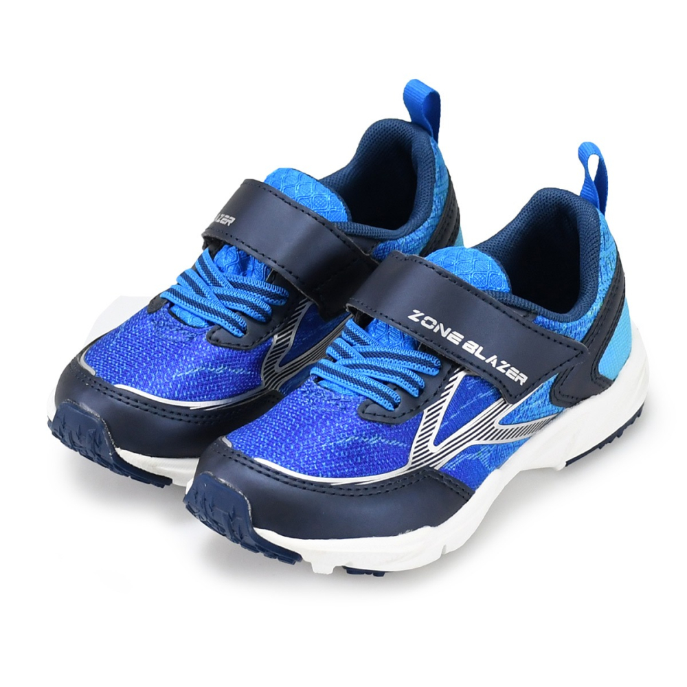 金英鞋坊2館 日本第一品牌MOONSTAR月星 童款究極運動系列-閃電競速童鞋 ZB10925-藍 超低直購價890元-細節圖3