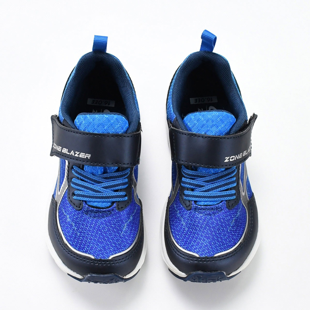 金英鞋坊2館 日本第一品牌MOONSTAR月星 童款究極運動系列-閃電競速童鞋 ZB10925-藍 超低直購價890元-細節圖4