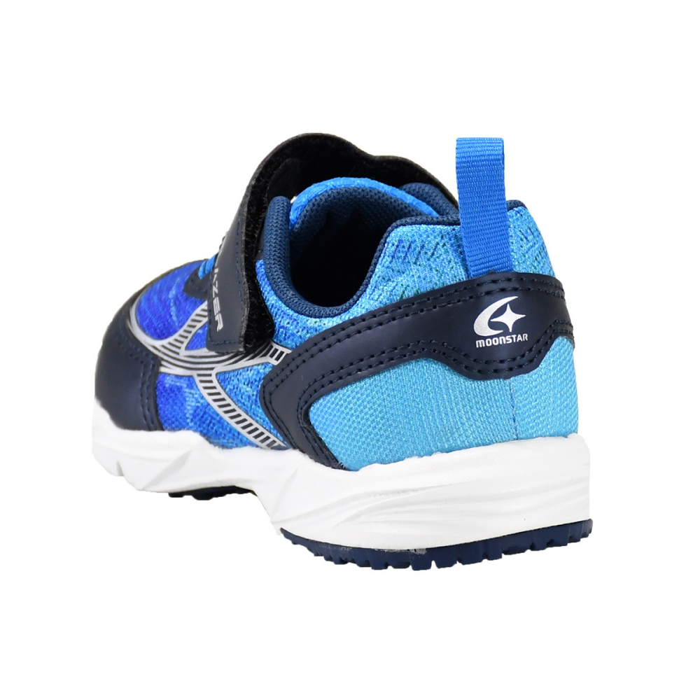 金英鞋坊2館 日本第一品牌MOONSTAR月星 童款究極運動系列-閃電競速童鞋 ZB10925-藍 超低直購價890元-細節圖6