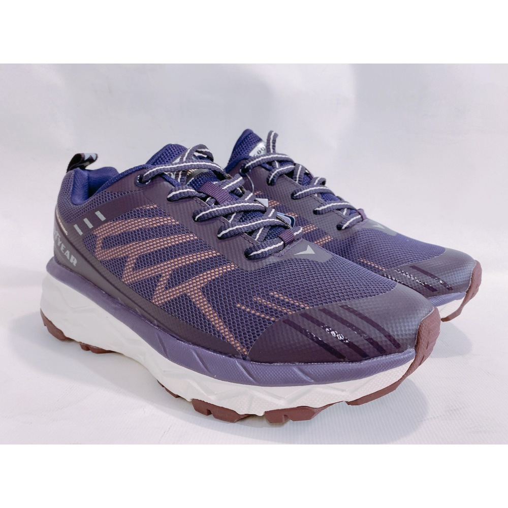 金英鞋坊2館 GOODYEAR固特異 女鞋 Q彈緩震系列 動能緩震慢跑鞋 12857-紫紅 超低直購價690元-細節圖2