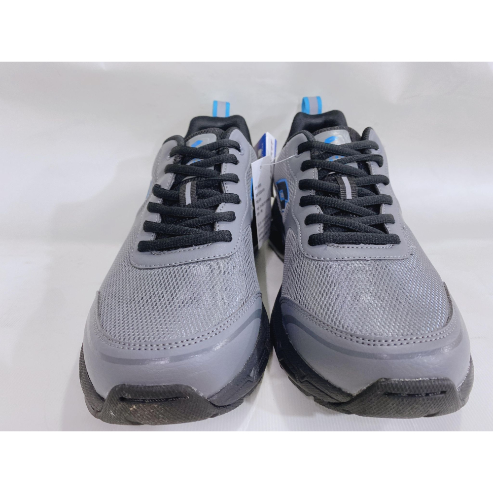 金英鞋坊2館 LOTTO樂得 男鞋 AERO 350 氣墊避震慢跑鞋 乳膠鞋墊 6708-灰/黑 超低直購價790元-細節圖4