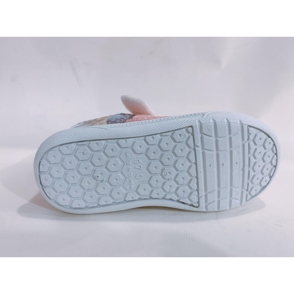 金英鞋坊2館 Frozen 冰雪奇緣 童款閃亮休閒運動鞋  14413-蜜桃粉 台灣製造  超低直購價290元-細節圖6