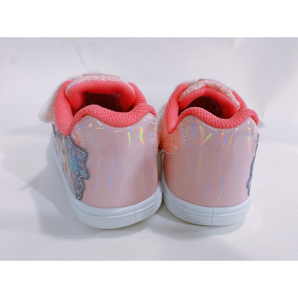 金英鞋坊2館 Frozen 冰雪奇緣 童款閃亮休閒運動鞋  14413-蜜桃粉 台灣製造  超低直購價290元-細節圖7