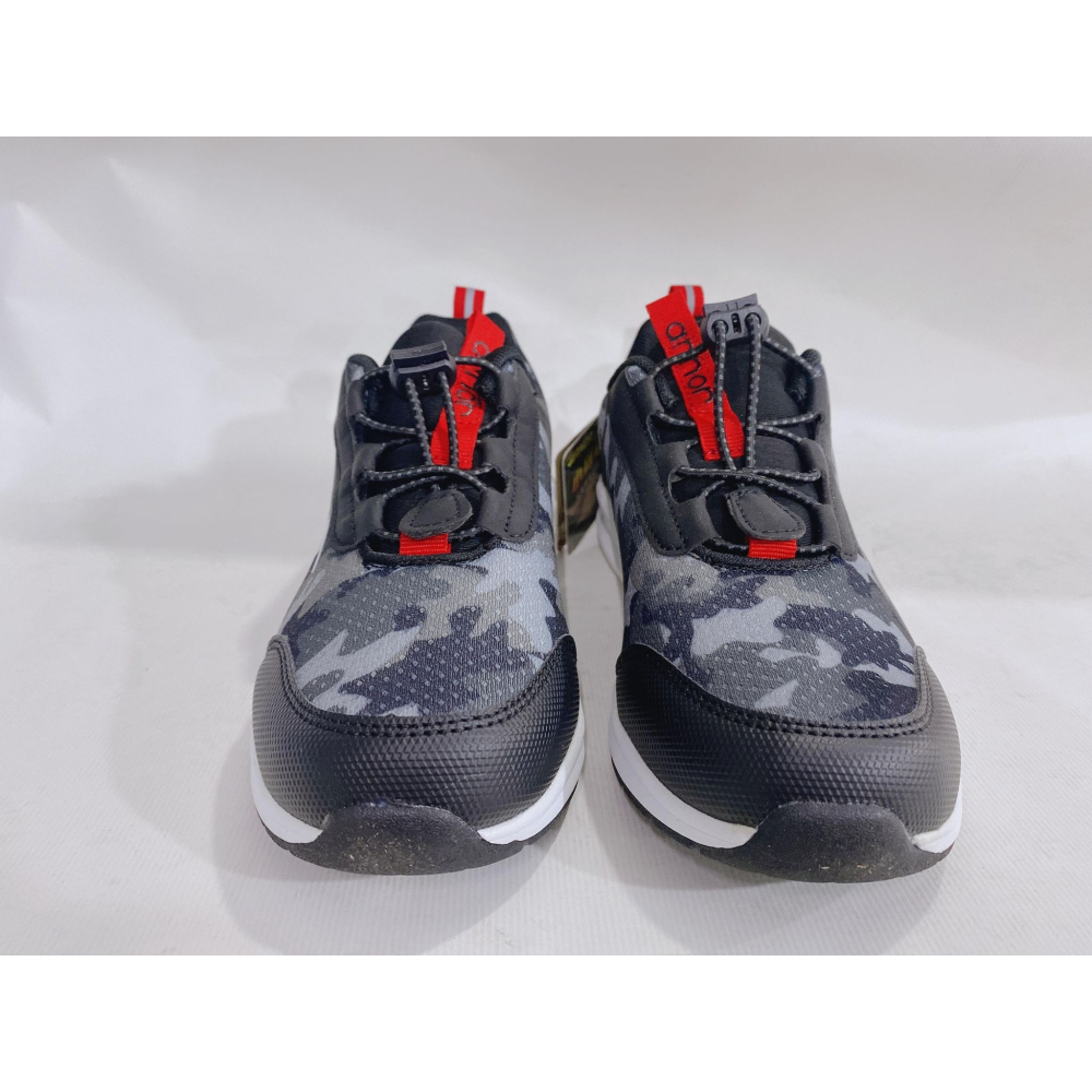金英鞋坊2館 ARNOR阿諾 童款小探險家便利扣輕量舒適運動鞋 18010-迷彩黑 超低直購價390元-細節圖4