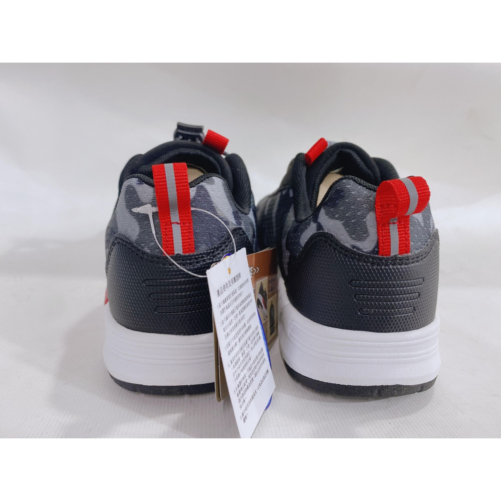 金英鞋坊2館 ARNOR阿諾 童款小探險家便利扣輕量舒適運動鞋 18010-迷彩黑 超低直購價390元-細節圖7