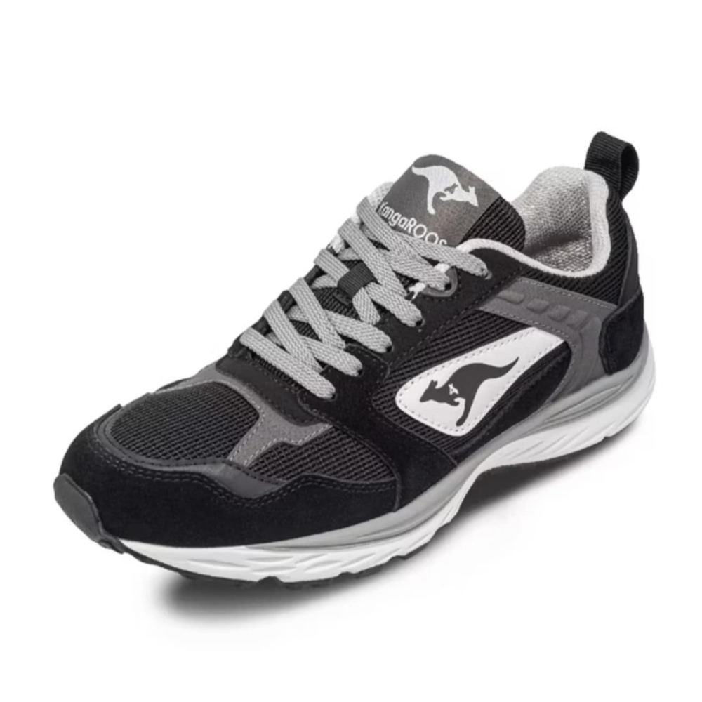 金英鞋坊2館  KangaROOS美國袋鼠鞋 男 EXO 城市系跑鞋 31660-黑 超低特賣1380元-細節圖2