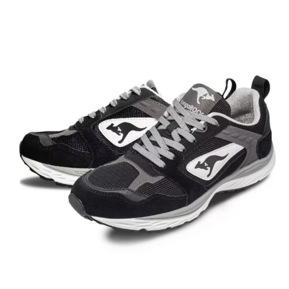 金英鞋坊2館  KangaROOS美國袋鼠鞋 男 EXO 城市系跑鞋 31660-黑 超低特賣1380元-細節圖4